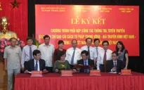 Ký kết thông tin tuyên truyền về cải cách tư pháp