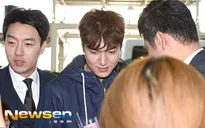 Lee Min Ho chật vật thoát khỏi đám đông ở sân bay