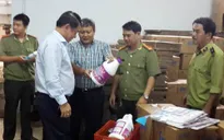 Triệt phá xưởng sản xuất nước xả vải Thái Lan giả quy mô lớn