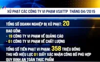 Xử phạt hàng chục công ty vi phạm an toàn thực phẩm