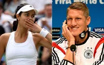 Bạn trai nổi tiếng cổ vũ hết mình cho Ana Ivanovic