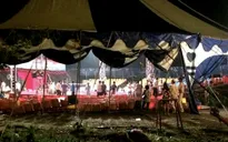 Hải Dương: Hơn chục người bị thương do sập hàng ghế tại rạp xiếc