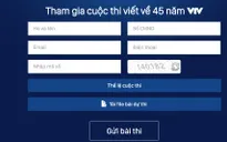 Cơ hội nhận máy tính bảng khi gửi bài dự thi "45 năm VTV"