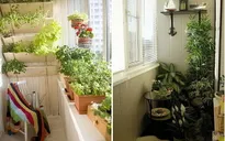 Mẹo tận dụng khoảng ban công nhỏ hẹp ở nhà chung cư