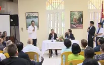 Chủ tịch nước gặp bạn bè Cuba