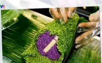 Quà Tết độc đáo: Bánh Tét chữ