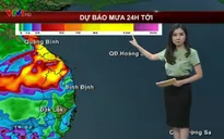 Miền Trung sẽ có mưa lớn từ chiều, đêm 14/9 khi bão số 3 vào đất liền