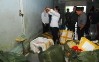 Bắt hơn 2 tấn thịt lợn bẩn có nguồn gốc từ Trung Quốc chuẩn bị bỏ mối cho các nhà hàng