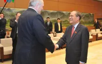 Chủ tịch Quốc hội tiếp Tổng thống Belarus