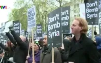Biểu tình tại Anh và Tây Ban Nha phản đối không kích IS ở Syria