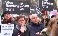 Hàng trăm người Anh biểu tình phản đối sự hiện diện quân sự tại Syria
