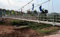 Đẩy nhanh tiến độ cầu treo dân sinh