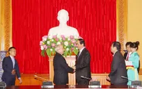 Bộ trưởng Trần Đại Quang tiếp đoàn đại biểu Bộ Nội vụ Cuba và Singapore