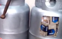 TP.HCM: Vạch trần thủ đoạn dùng bình gas vận chuyển thuốc lá lậu