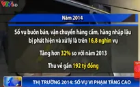 Số vụ buôn bán, vận chuyển hàng cấm năm 2014 tăng cao
