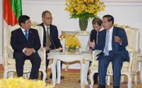 Phó Tổng thống Myanmar hội đàm với Thủ tướng Campuchia