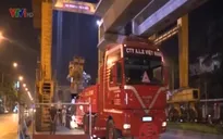Đường sắt trên cao Cát Linh - Hà Đông được thi công cả trong ngày nghỉ lễ