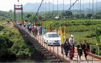 Đến 15/8, sẽ hoàn thành 187 cầu treo dân sinh