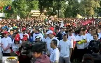 Cuộc chạy "Vì trẻ em Hà Nội 2015" thu hút đông đảo người dân Thủ đô