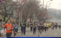 Hơn 600 vận động viên tham gia giải chạy marathon tại Triều Tiên
