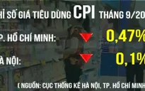 Chỉ số giá tiêu dùng: TP.HCM và Hà Nội giảm nhẹ