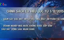 Chính sách mới về kinh tế có hiệu lực từ tháng 12