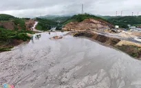 Mưa lũ Quảng Ninh: Phòng chống nguy cơ vỡ đập chắn phường Mông Dương
