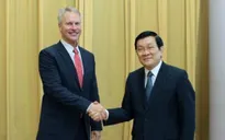 Chủ tịch nước Trương Tấn Sang tiếp Chủ tịch Hãng thông tấn AP