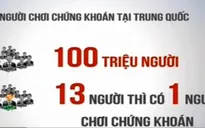Trung Quốc đã có 100 triệu người chơi chứng khoán