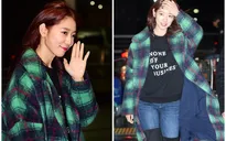 Diện boots cao cổ, Park Shin Hye bị lộ đùi to