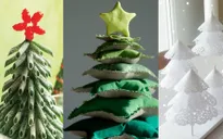 Những ý tưởng sáng tạo cây thông Noel "độc nhất vô nhị"