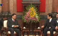 Chủ tịch nước Trương Tấn Sang tiếp Phó Thủ tướng Lào