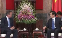 Chủ tịch nước Trương Tấn Sang tiếp Thủ tướng Anh