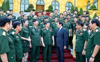 Chủ tịch nước gặp mặt cán bộ, học viên Học viện Hậu cần