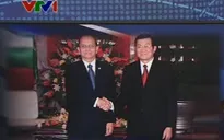 Chủ tịch nước Trương Tấn Sang hội kiến với Tổng thống Myanmar