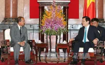 Chủ tịch nước tiếp Bộ trưởng Tư pháp Lào