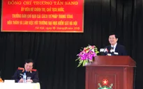 Chủ tịch nước thăm trường Đại học Kiểm sát Hà Nội
