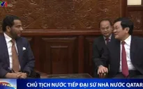 Chủ tịch nước tiếp Đại sứ Nhà nước Qatar