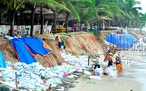 Quảng Nam: Sóng lớn xóa sổ hoàn toàn bãi biển Cửa Đại
