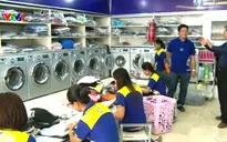 Làm giàu từ việc nhượng quyền cửa hàng giặt là