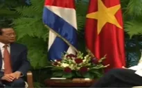 Chủ tịch Cuba tiếp đoàn đại biểu Đảng Cộng sản Việt Nam