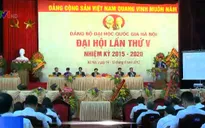 ĐHQG Hà Nội tổ chức Đại hội Đảng bộ lần thứ V