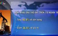 Xuất khẩu dầu thô: Tăng sản lượng, giảm kim ngạch