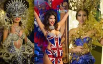 Hoa hậu Hoàn vũ 2015 gợi cảm tuyệt đối trong trang phục dân tộc
