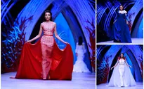 Top 3 Hoa hậu Hoàn vũ Việt Nam 2015 yêu kiều trên sàn diễn thời trang