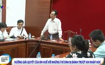 Các thí sinh từ đỗ thành trượt sẽ được học tại các trường thành viên của ĐH Huế