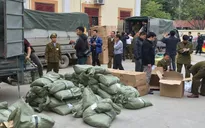 Đột kích hai kho hàng, thu giữ gần 70 tấn hàng nghi nhập lậu