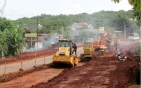 Đồng loạt thi công dự án nâng cấp Quốc lộ 14