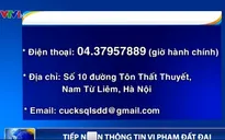 Lập đường dây nóng tiếp nhận thông tin vi phạm về đất đai