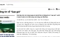 Việt Nam chưa phát hiện gạo giả trên thị trường